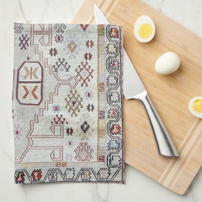  Oriental Persian Pattern  Kitchen Towel (Quarter Fold)