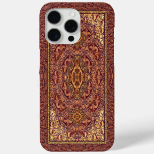 Oriental Persian Red Gold iPhone 15 Pro Max Case