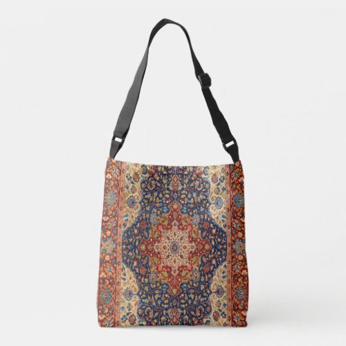 Oriental Persian Turkish Carpet  Pattern Crossbody Bag
