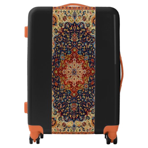 Oriental Persian Turkish Carpet Pattern Luggage