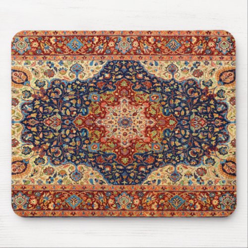 Oriental Persian Turkish Carpet  Pattern Mouse Pad