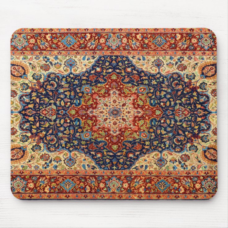 Oriental Persian Turkish Carpet Pattern Mouse Pad Zazzle