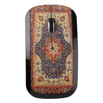 Oriental Persian Turkish Carpet Pattern Wireless Mouse by Biglibigli at Zazzle