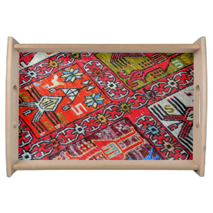 Oriental Persian Turkish Carpet Rug Serving Tray