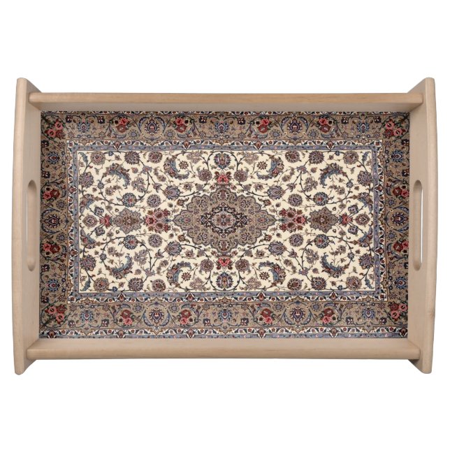 Oriental Persian Turkish Carpet Rug Serving Tray (Front)