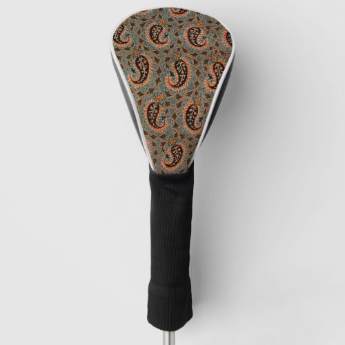 Oriental Persian  Turkish Paisley Pattern Golf Head Cover