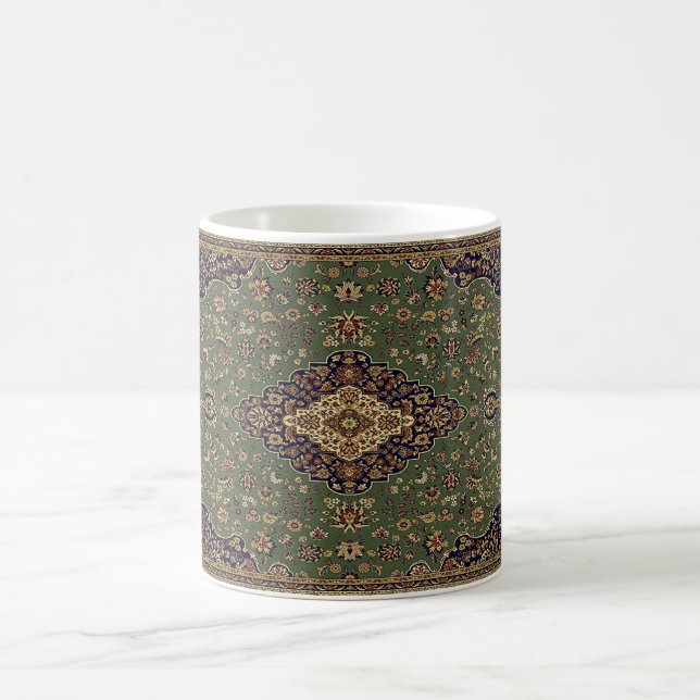Oriental Persian Turkish Pattern Carpet Coffee Mug (Center)