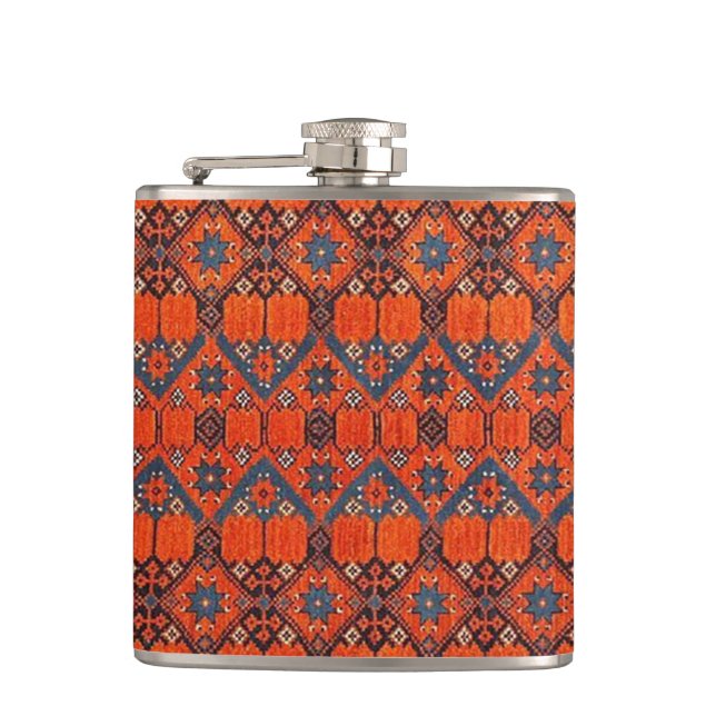 Oriental Persian Turkish Pattern, Carpet Flask (Front)