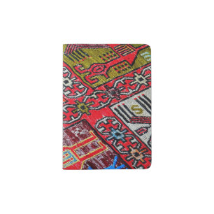 Oriental Persian , Turkish Pattern, Carpet Passport Holder
