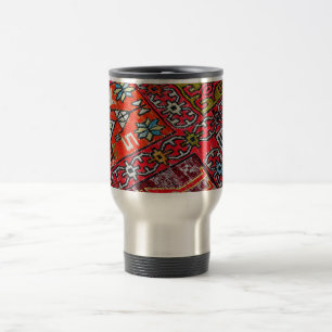 Oriental Persian , Turkish Pattern, Carpet Travel Mug