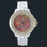 Oriental Persian , Turkish Pattern, Carpet Watch<br><div class="desc">Antique Persian pattern.</div>