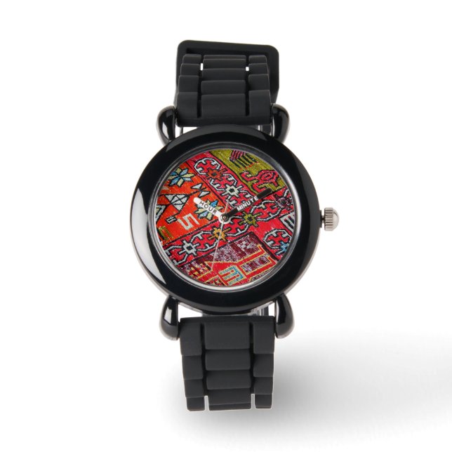 Oriental Persian , Turkish Pattern, Carpet Watch (Front)