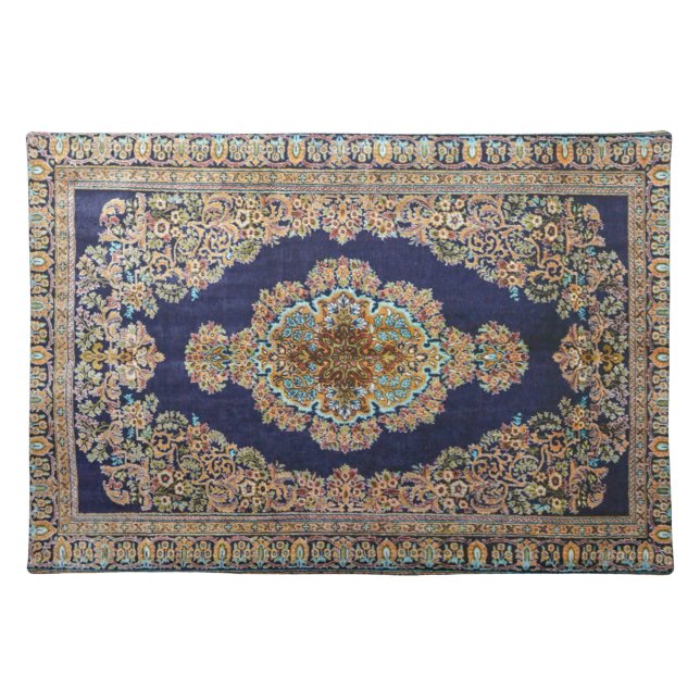 Oriental  Persian Turkish Pattern Kilim Cloth Plac Cloth Placemat (Front)