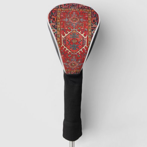 Oriental Persian  Turkish Pattern Red Golf Head Cover
