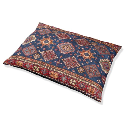 Oriental Persian Turkish Rug Pattern Pet Bed