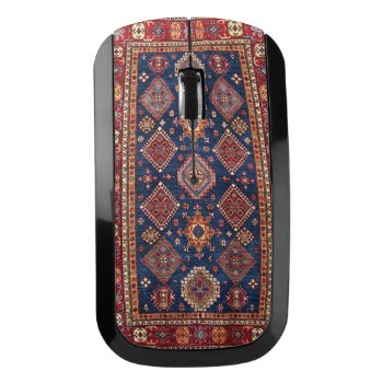 Oriental Persian Turkish Rug Pattern Wireless Mouse by Biglibigli at Zazzle