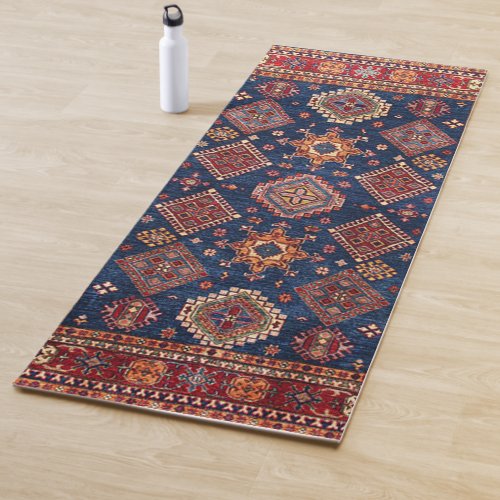 Oriental Persian Turkish Rug Pattern Yoga Mat