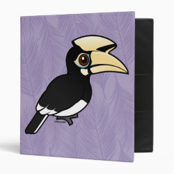 Oriental Pied Hornbill Avery Signature Binder 8.5x11