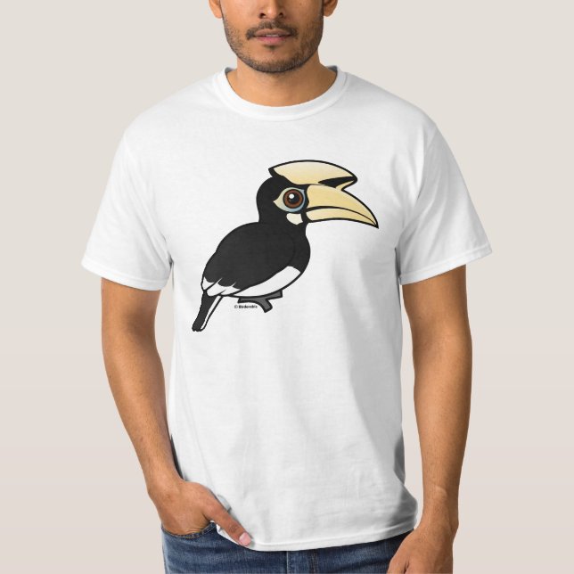 Oriental Pied Hornbill T-Shirt (Front)