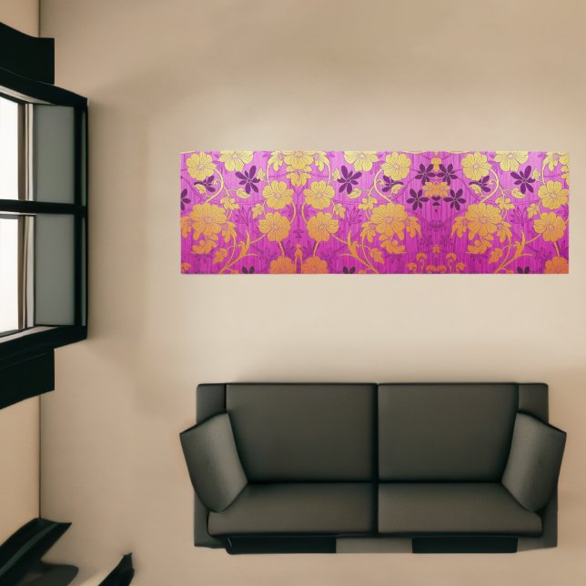 ORIENTAL Pink Golden Pattern - Rug, Runner (Insitu (Indoor 1))