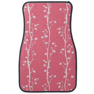 Oriental plum blossom pattern car mat