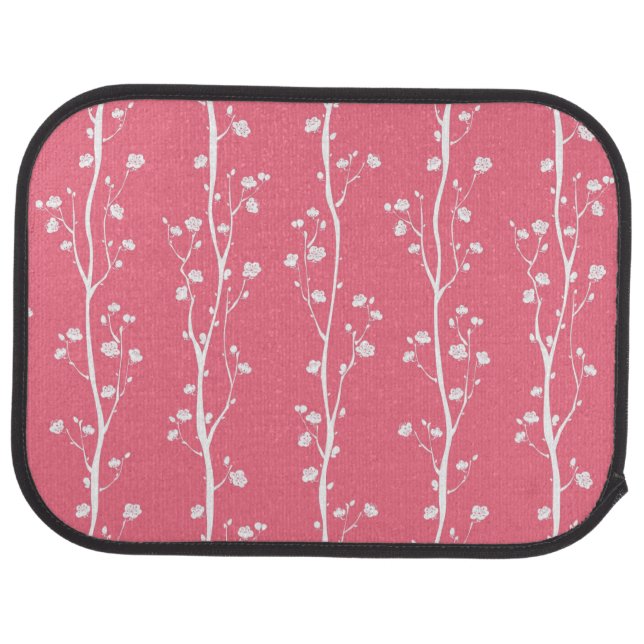Oriental plum blossom pattern car mat (Rear)