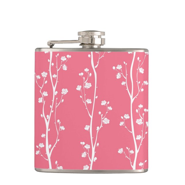 Oriental plum blossom pattern flask (Front)