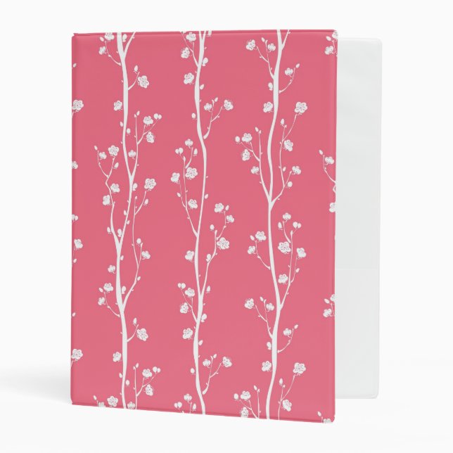 Oriental plum blossom pattern mini binder (Front/Inside)