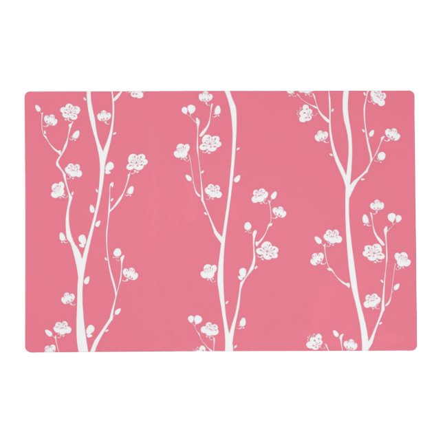 Oriental plum blossom pattern placemat (Front)
