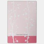 Oriental plum blossom pattern post-it notes