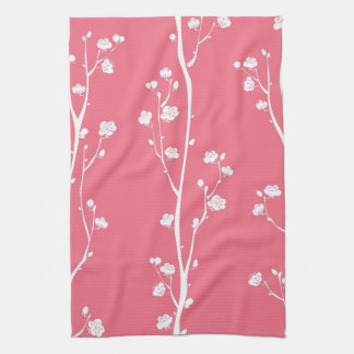 Oriental plum blossom pattern towel