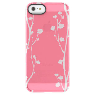 Oriental plum blossom pattern permafrost iPhone SE/5/5s case