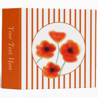 Oriental Poppies Photo Album Binder