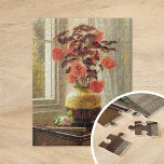 Oriental Poppy and Coleus | Jessica Hayllar Jigsaw Puzzle<br><div class="desc">Oriental Poppy and Coleus in a Cloisonné Vase by British artist and painter Jessica Hayllar. The fine art painting depicts an interior still life with a beautiful floral arrangement in a vase. 

Use the design tools to add custom text or personalize the image.</div>