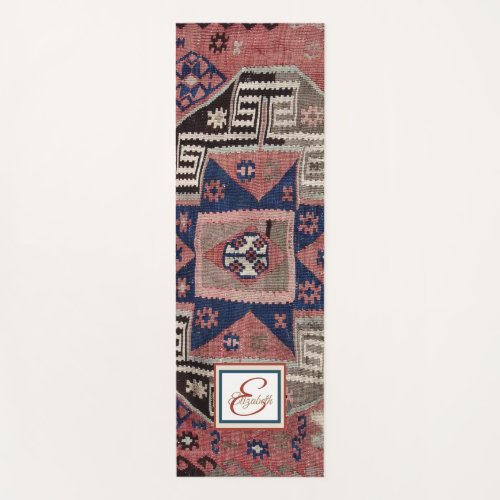 Oriental Red Carpet Rug Killim  Yoga Mat