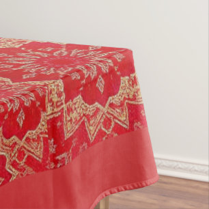 ORIENTAL Red Golden Pattern - Tablecloth
