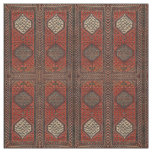 Oriental red runner pattern fabric