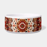 Oriental Retro Persian Pattern Red Cream Blue Bowl<br><div class="desc">Treat your furry friend to mealtime in style with this adorable ceramic pet bowl! Perfect for food or water, this durable bowl is designed to keep your pet’s dining area neat and chic. The sturdy ceramic construction is easy to clean and helps keep food fresh while resisting slipping and tipping....</div>