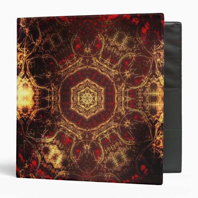 Oriental Rug 3 Ring Binder (Front/Inside)
