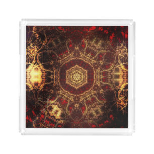 Oriental Rug Acrylic Tray
