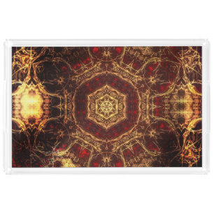 Oriental Rug Acrylic Tray