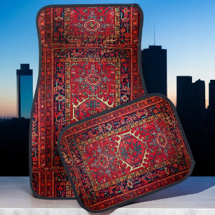 Oriental Rug Antique Persian carpet Car Floor Mats