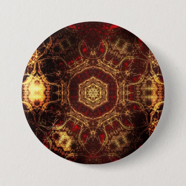 Oriental Rug Button (Front)