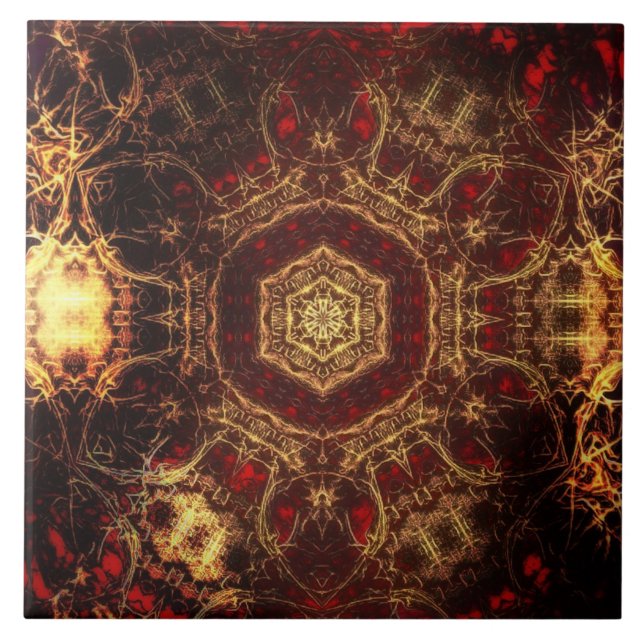 Oriental Rug  Ceramic Tile (Front)