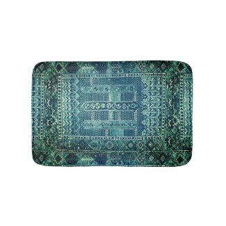 Oriental rug design in blues