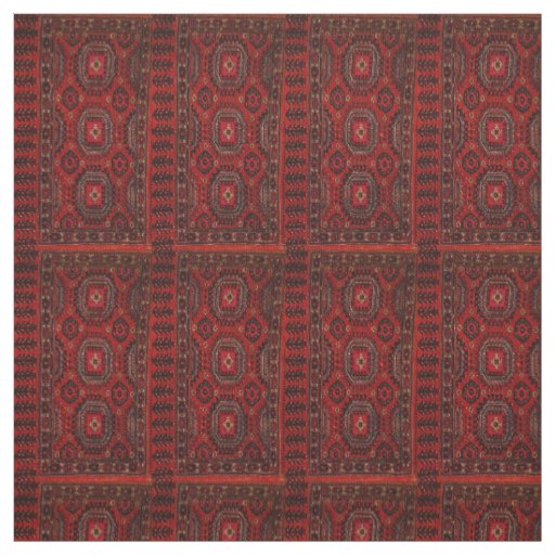 Oriental rug fabric