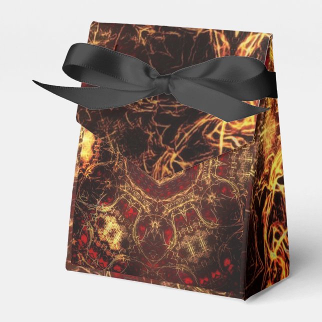 Oriental Rug Favor Boxes (Front Side)