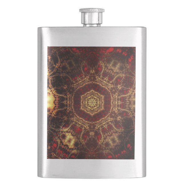 Oriental Rug  Flask (Front)