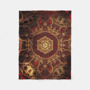 Oriental Rug Fleece Blanket