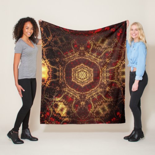 Oriental Rug  Fleece Blanket